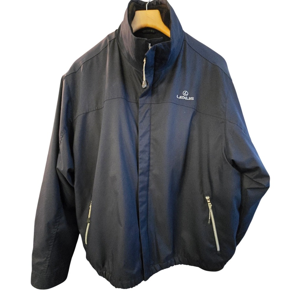 Northend Elite of Lexus 3-in-1 Jacket Mens XL Navy Blue Fleece Lined All Climate